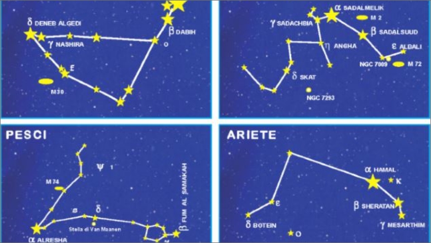 Calendario 2005 - Le costellazioni